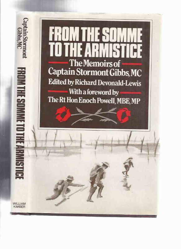 Stormont Gibbs WWI Memoir World war One in Non-fiction in Oakville / Halton Region