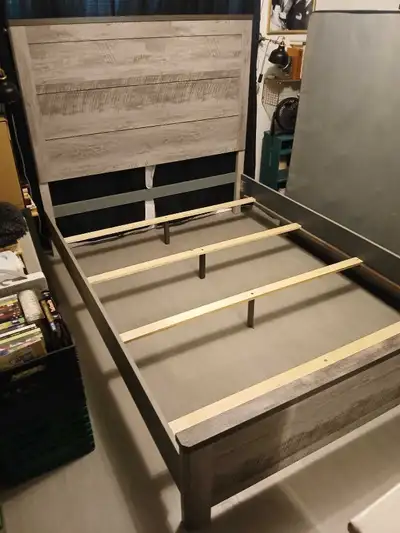 Queen size bed frame, View more