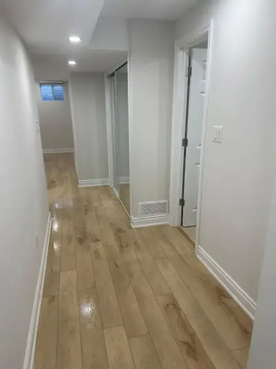 Basement Apartment for Rent Spacious 1-bedroom basement apartment with living room, kitchen, and pri...