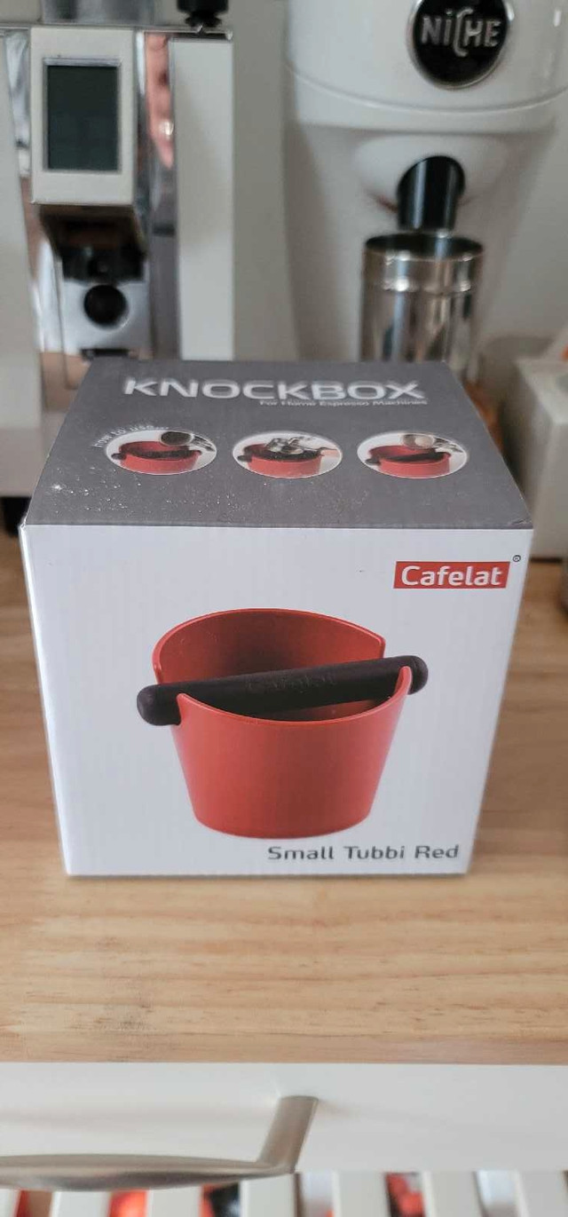 Knockbox Cafelat Small Tubbi Red for Espresso Coffee in Coffee Makers in City of Toronto