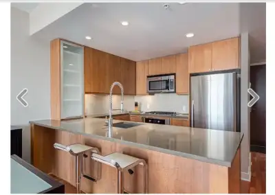 1 Bed + 1 Bath + Den NOVA Condo with Mountain/River View