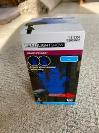 LED Light Show - Double Vision - Snowman color blue - Brand New