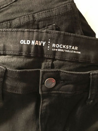 NEW Old Navy Rockstar Low Rise Skinny Jeans size 6 