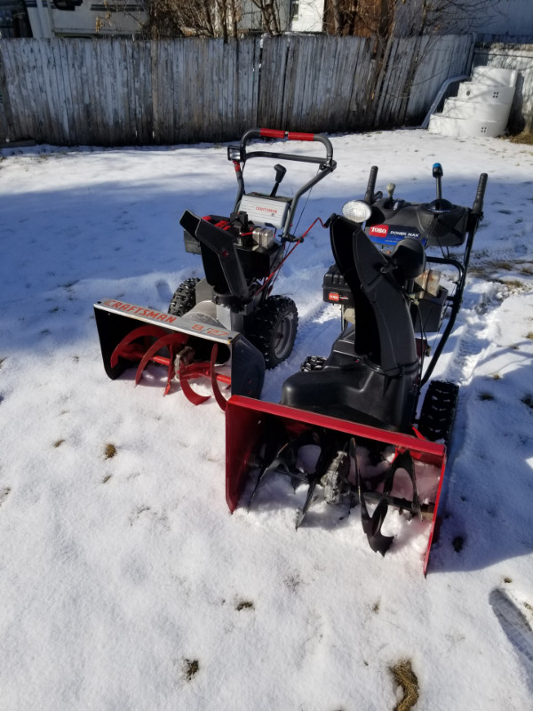 Toro Craftsman Snow Blowers in Snowblowers in Prince George