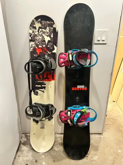  Burton snowboard combo and LTD snowboard combo , View more