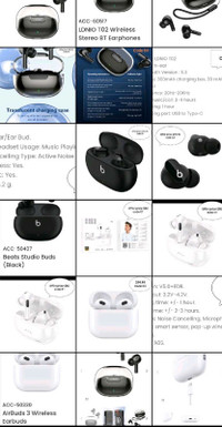 20% less on Earbuds, car holder, headphones by Discounted price
