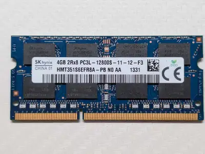 4Gb DDR3 PC3 Laptop Memory RAM SK hynix, View more