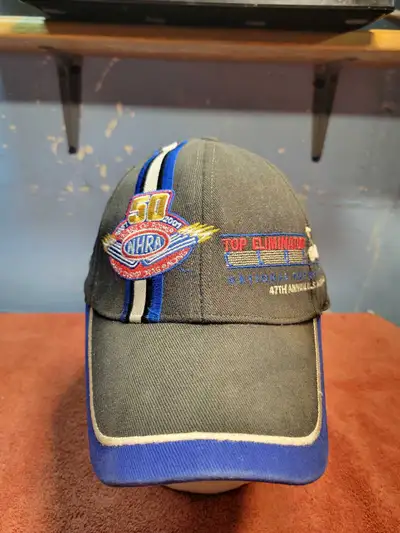 Cool racing hat. Has NHRA 2001 Top Eliminator and 47th Annual US Nationals embroidery. Back says Ind...