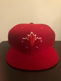 Toronto Blue Jays Hat Red Maple Leaf Canada Day Snap Back Cap