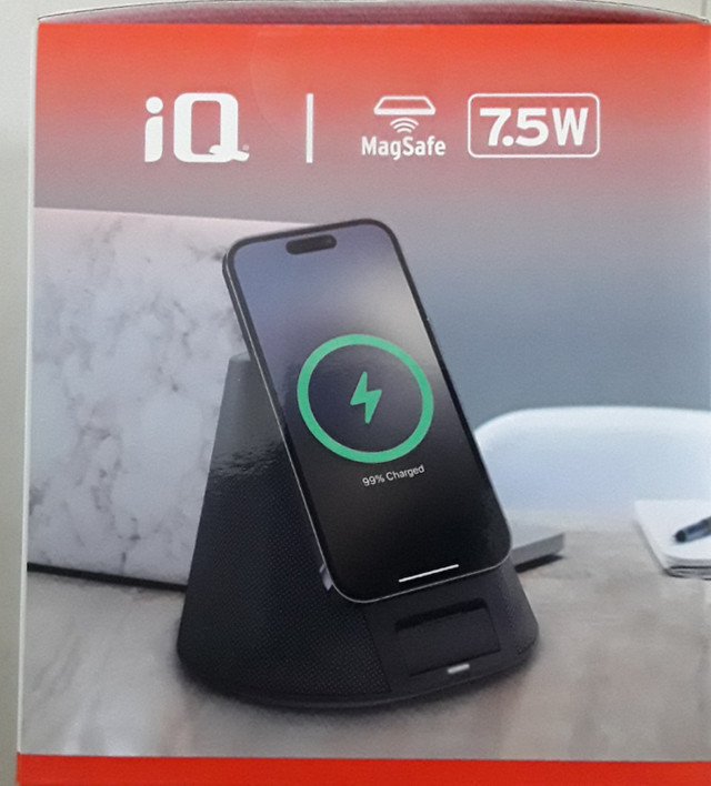 iQ Wave IQWHS1 Home Bluetooth Speaker + Wireless Charger in Cell Phone Accessories in Oakville / Halton Region - Image 4