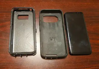 Samsung Galaxy S8 with OtterBox, View more