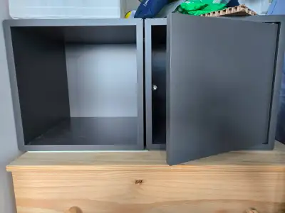 IKEA 2 EKET Cabinets, dark gray, View more