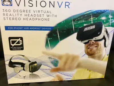 Virtual Reality Headset with Stereo Headphone, View more