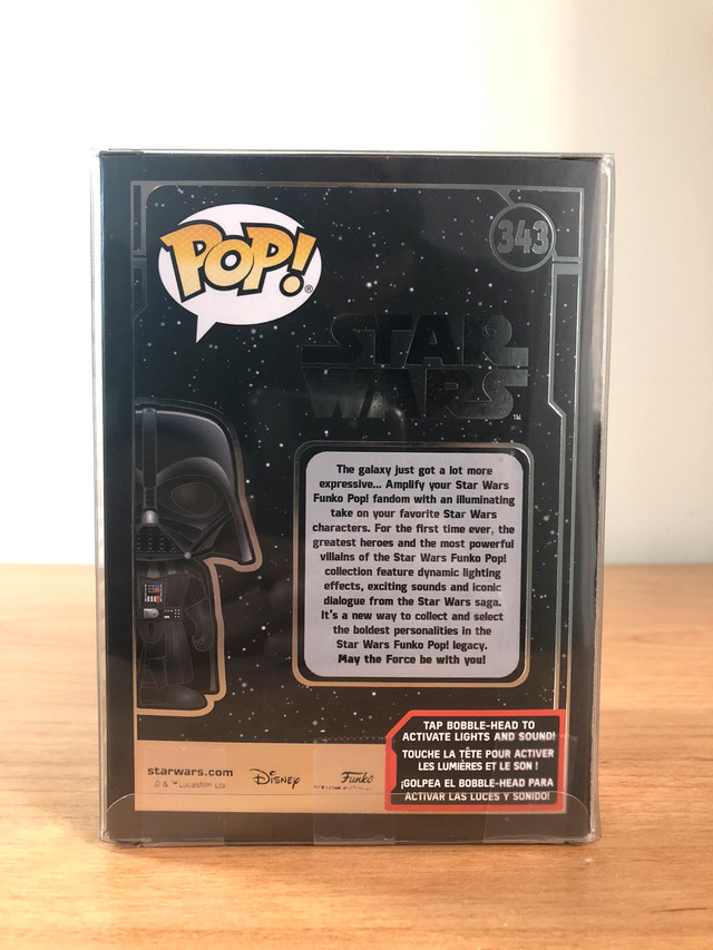 Funko Pop - DARTH VADER - Star Wars #343 in Arts & Collectibles in Mississauga / Peel Region - Image 2