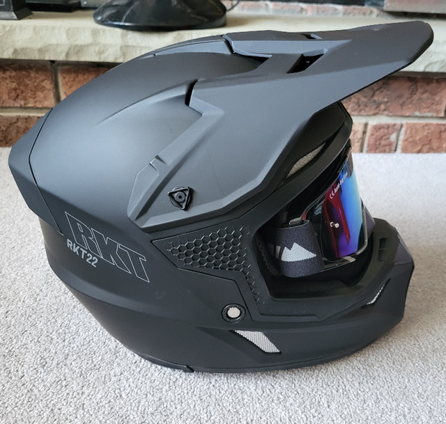 Joe Rocket XXL Snowmobile Helmet & Goggles - New in Snowmobiles Parts, Trailers & Accessories in London - Image 2