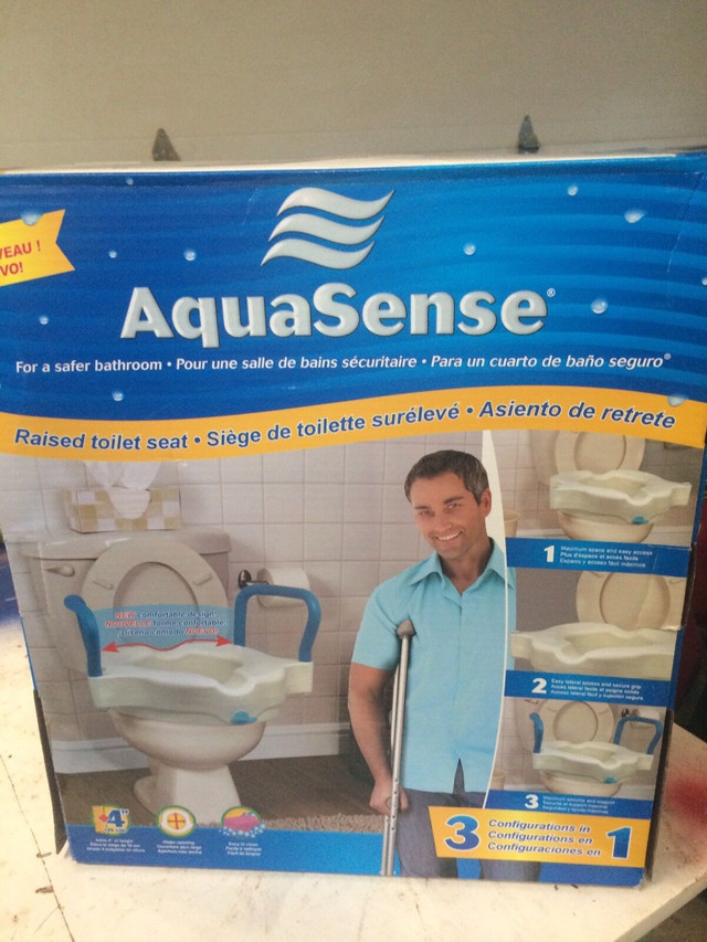 Aquasense Raised Toilet Seat in Garage Sales in Cornwall