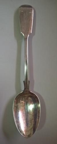 Antique Sterling Silver Stuffing Spoon