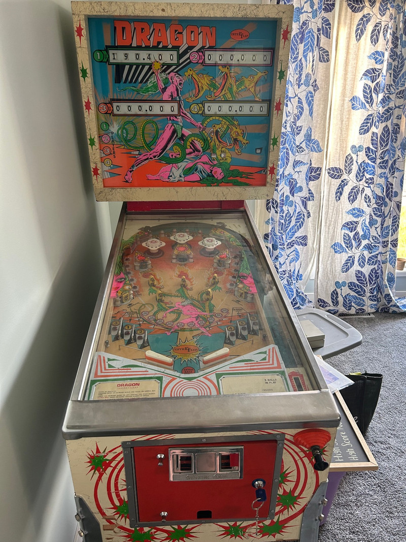 1977 Interflip Dragon Pinball Machine Toys & Games Edmonton Kijiji