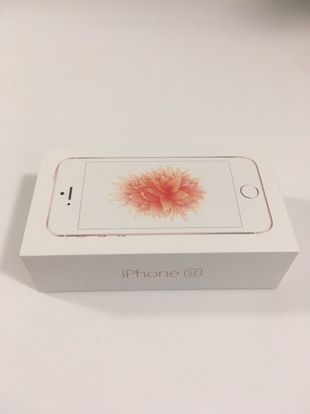 Empty Open Box Original Apple iPhone 5SE Rosegold Display in Cell Phone Accessories in City of Toronto - Image 2