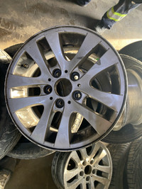One pair 16” x 7 bmw aluminum wheels bolt pattern 5x120mm 