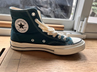 Dark Teal Converse Shoes