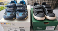 2x Kids Sneakers Geox 11.5 & Lacoste 10
