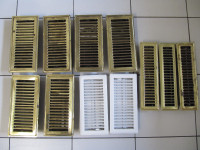 Vintage Heat Register Vents 11pc Lot Of 11.5x5.5 & 13x3.5 1990s