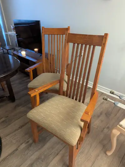 Primo International Mission Style Dining Armchairs - Pair (DIY/R, View more