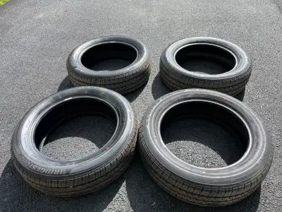 Selling my brand new, never used, Bridgestone 195/60 R17, summer tire set (4 tires). Ended up puttin...