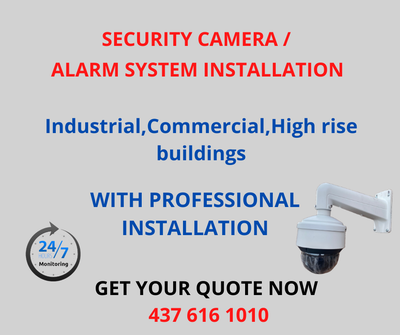 SECURITY CAMERA/ALARM SYSTEM WITH PROFESSIONAL INSTALLATION, View more