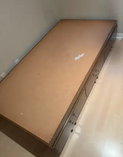 double bed frame with 3 deep drawers, View more