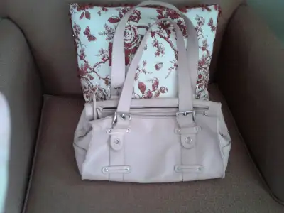 Leather handbag, View more