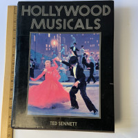 Vintage 1981 Hollywood Musicals (Ted Sennet) Coffee Table Book