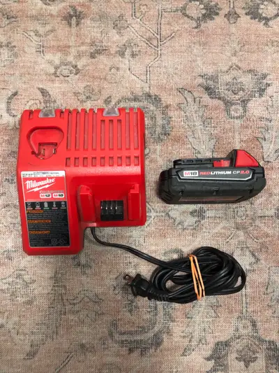 Milwaukee m18 Red Lithium Battery & Dual Charger, View more