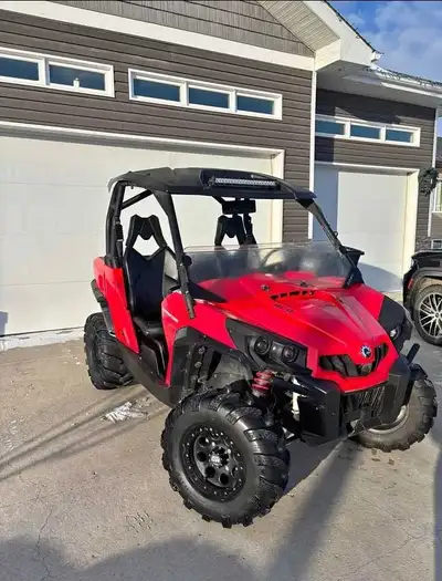 2014 Can-Am Commander 800 recently serviced new battery new belt. Side by side used for checking cow...