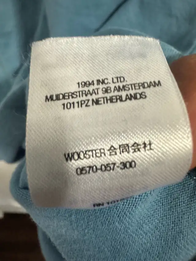 Supreme Property Label Short Sleeve Top ‘Light Slate’ (XL mens) in Men's in City of Toronto - Image 6