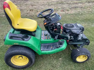 John Deere X534 Tractor Riding Mower for parts or repair., View more