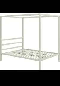 DHP Modern Metal Canopy Poster Bed, Full