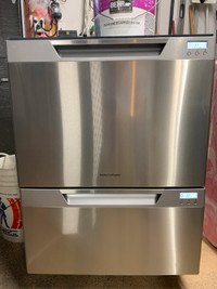 Fisher Paykel lave-vaisselle stainless 2 tiroirs (Impeccable)