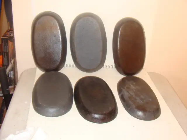 Cast Iron Oval steak/fajita Skillets 9 x 5 ½ ,inch, cedar plates in Kitchen & Dining Wares in Mississauga / Peel Region - Image 3