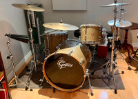Like New Gretsch New Classic Complete - Set , Cymbals, Stands