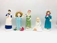 Vintage Royal Doulton figurines, England