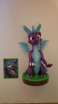 Cable Guys Ice Spyro The Dragon Phone or Game Controller Holder