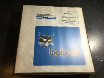 Bobcat 225 Mini Hydraulic Excavator Service Manual (Serial number 11999 and below) Bobcat OEM Part n...