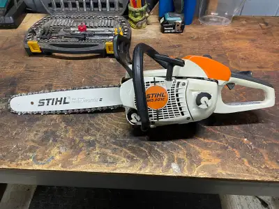 STIHL MS 201-C professional chainsaw, View more