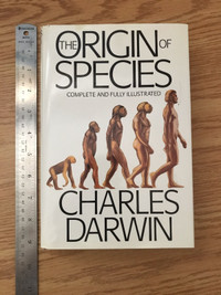 NEVER USED Origin of Species Darwin hardcover w dust jacket $20