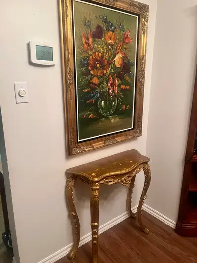 Framed Art and Console Table, View more
