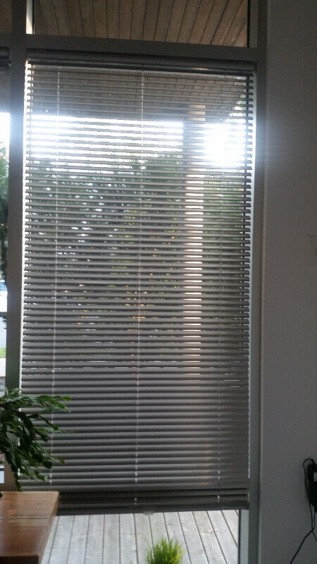 Cordless Blinds Aluminum Silver Shade-O-Matic @ 42"w  x 64" l in Window Treatments in City of Halifax - Image 3