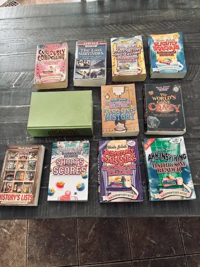 11 Arm Chair/Bathroom readers including large hardcover book, View more