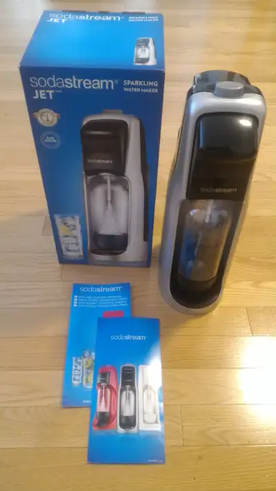 A barely used Sodastream Jet